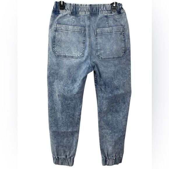 DL1961 Laura Jogger Jeans in Super Light Acid Wash Denim Size 27 - Picture 2 of 6